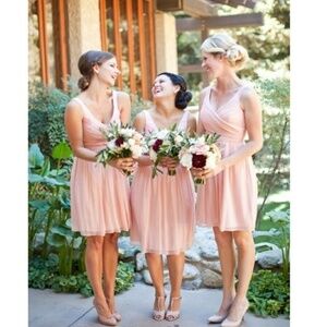 J. CREW Silk Chiffon Heidi Dress Bridesmaid Dusty Thistle Party Cocktail Dress